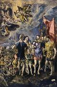 El Greco The Martyrdom of St Maurice oil painting artist